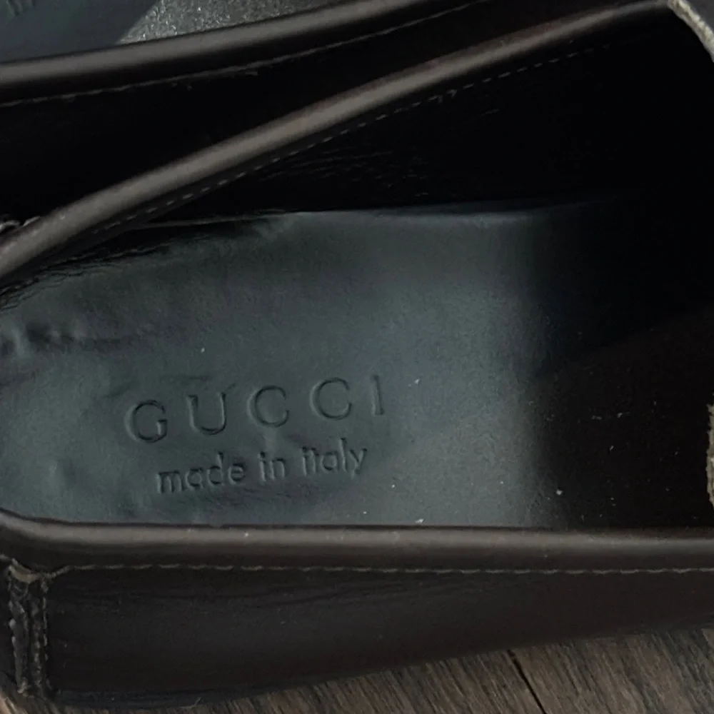 Gucci brown leather